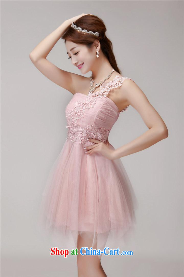 Yue love Ya 2015 New staple Pearl bridesmaid sisters served short skirts, bare chest banquet dress summer 9883 DR apricot are code pictures, price, brand platters! Elections are good character, the national distribution, so why buy now enjoy more preferential! Health