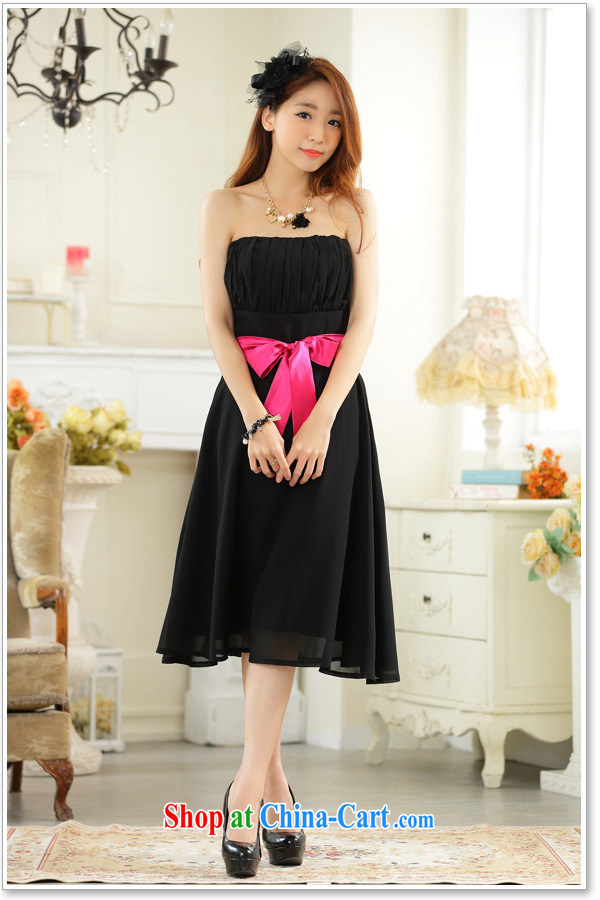 Bring About Philippines and the United States, Japan, and South Korea in minimalist style bare chest shoulder high-waist, with a large, snow-woven skirt gathering sister small dress dress black XXXL pictures, price, brand platters! Elections are good character, the national distribution, so why buy now enjoy more preferential! Health