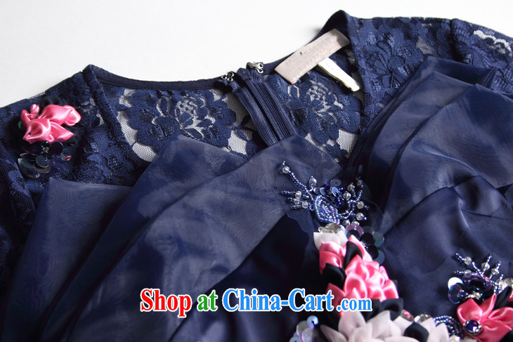 The poetry film 2015 autumn and winter new dress lace stitching stereo-flower nails Princess Pearl 7 cuff kit and dress skirt toast clothing women dresses white XL pictures, price, brand platters! Elections are good character, the national distribution, so why buy now enjoy more preferential! Health