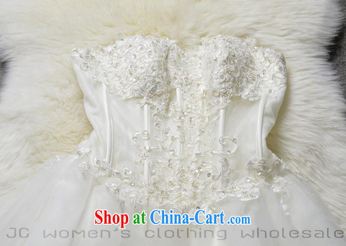2015 New Name-yuan style bridal bridesmaid hosted a reception Pearl staples the waist graphics thin smears chest dress skirt 122,511 white L pictures, price, brand platters! Elections are good character, the national distribution, so why buy now enjoy more preferential! Health