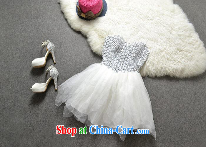 2015 new hand drill nails Beauty Chest wiped shaggy dress bridal toast clothing bridesmaid dress skirt PS 92,515 white XL pictures, price, brand platters! Elections are good character, the national distribution, so why buy now enjoy more preferential! Health