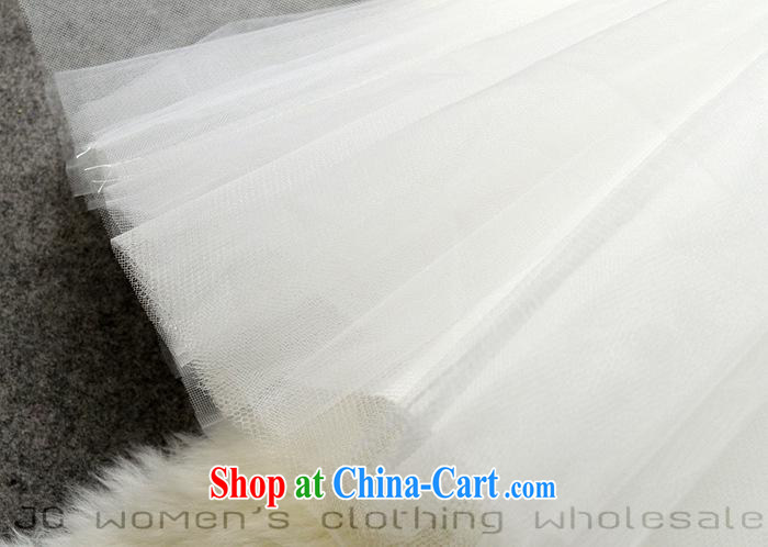 2015 new Korean-style wedding bridal bridesmaid evening hosted a reception chest bare hand made embroidered dress skirt 122,502 white L pictures, price, brand platters! Elections are good character, the national distribution, so why buy now enjoy more preferential! Health