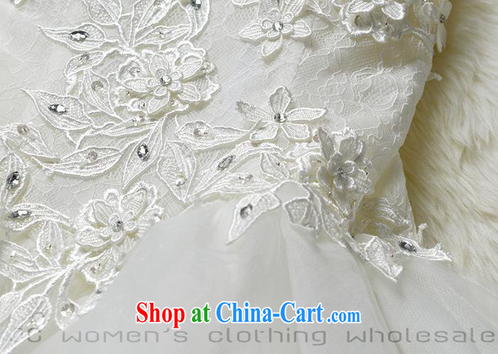 2015 new Korean-style wedding bridal bridesmaid evening hosted a reception chest bare hand made embroidered dress skirt 122,502 white L pictures, price, brand platters! Elections are good character, the national distribution, so why buy now enjoy more preferential! Health