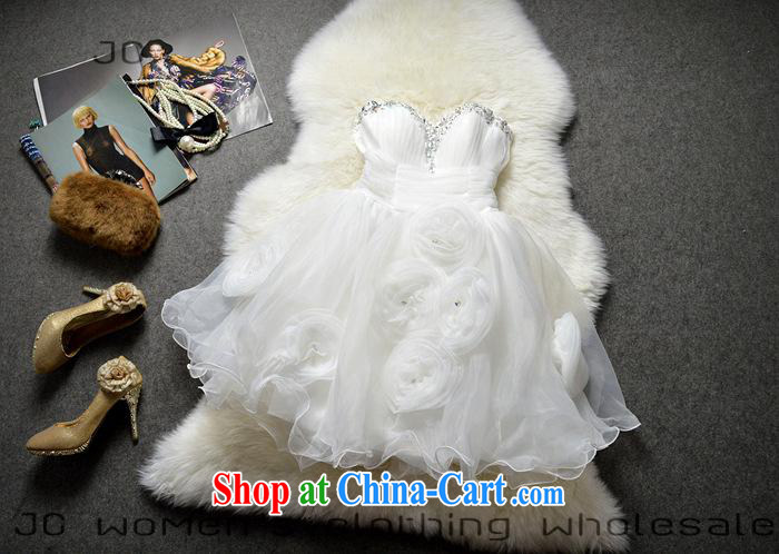 2015 Summer in Europe and New female wedding mandatory wrapped chest embroidered Princess night boutique dress S 062,937 apricot XL pictures, price, brand platters! Elections are good character, the national distribution, so why buy now enjoy more preferential! Health