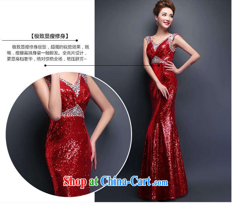 Snow Lotus bows dress new stylish marriages summer shoulders, cultivating red crowsfoot long gold XL pictures, price, brand platters! Elections are good character, the national distribution, so why buy now enjoy more preferential! Health