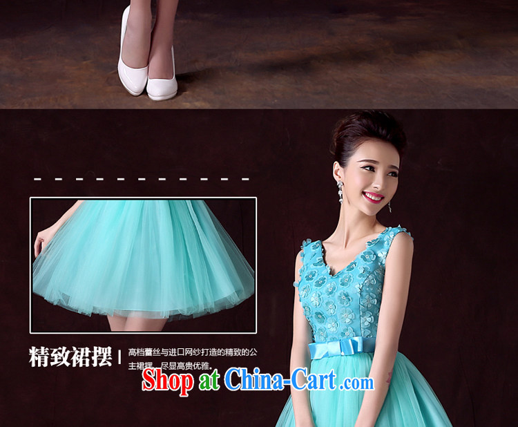 Serving a good solid Evening Dress 2015 new spring and summer Ms. stylish bridesmaid dress sister dress bridesmaid serving short ice blue 2XL pictures, price, brand platters! Elections are good character, the national distribution, so why buy now enjoy more preferential! Health