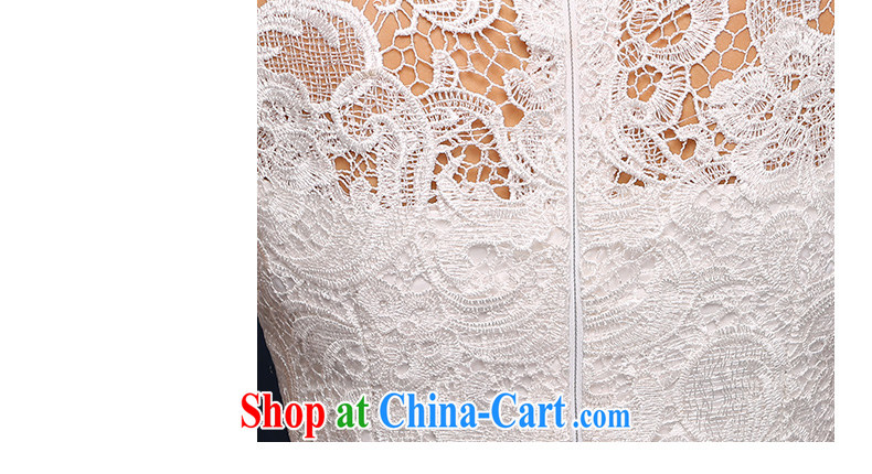 According to Lin Sha Evening Dress 2015 new Chinese qipao gown white beauty bridesmaid long service, annual banquet dress white XL pictures, price, brand platters! Elections are good character, the national distribution, so why buy now enjoy more preferential! Health