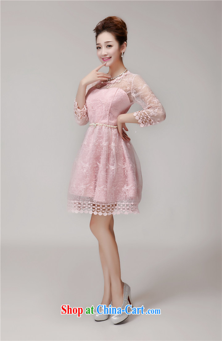 There is Li Qi 2015 summer new, Pearl nails beauty Princess dress dress champagne color erase chest bridesmaid sister serving as small girls dresses 996 pink L pictures, price, brand platters! Elections are good character, the national distribution, so why buy now enjoy more preferential! Health