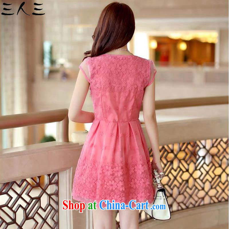 3, 32,015 new summer beauty, lace short-sleeve embroidery bridesmaid dress dress girl dress small dresses of 8001 red S size too small, 3, 3, and shopping on the Internet