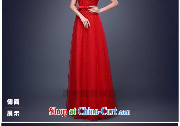 J. MIA 2015 new dress uniform toast bridesmaid clothing dress bridesmaid in spring and summer long red marriage short dark red XXXL pictures, price, brand platters! Elections are good character, the national distribution, so why buy now enjoy more preferential! Health