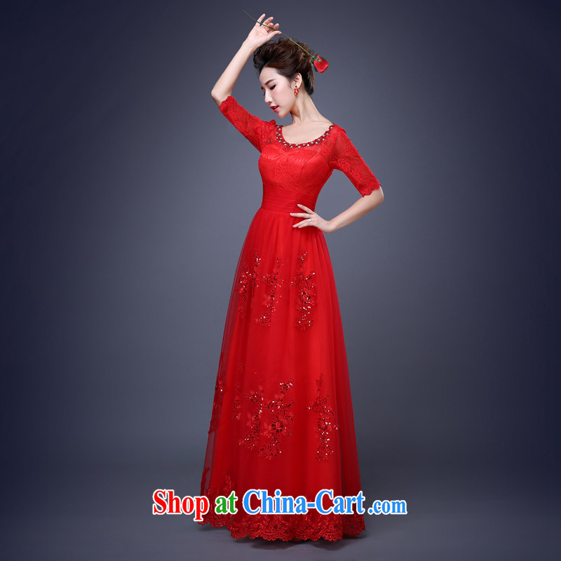 Cheng Kejie MIA 2015 new dress uniform toast bridesmaid clothing Evening Dress bridesmaid in spring and summer long red marriage long sister red XXL, Jake Mia, shopping on the Internet