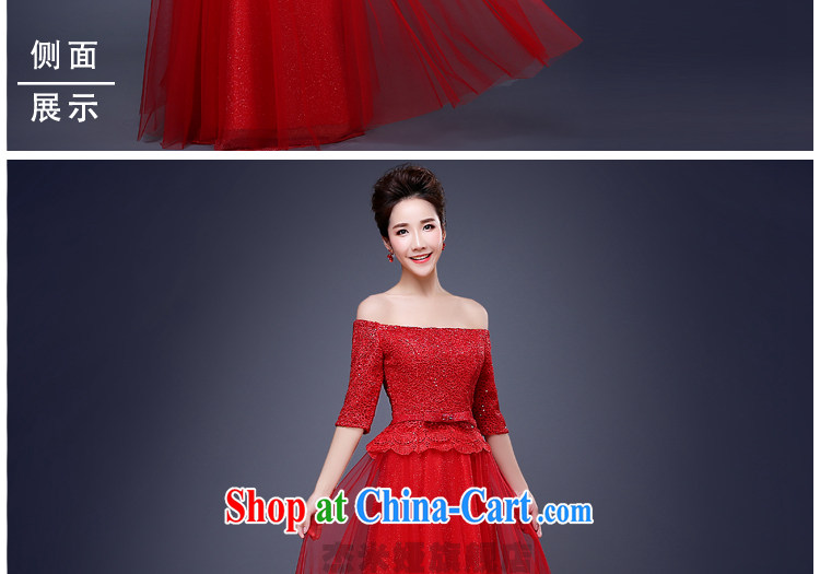 J. MIA bridal dresses serving toast spring 2015 new stylish Red Beauty tie banquet dress long, short, short XXXL pictures, price, brand platters! Elections are good character, the national distribution, so why buy now enjoy more preferential! Health