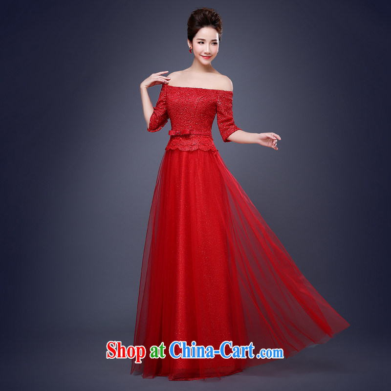 Cheng Kejie MIA 2015 new lace small dresses, long dress skirts show bridal toast clothing bridesmaid dress long XXXL, Jake Mia, shopping on the Internet