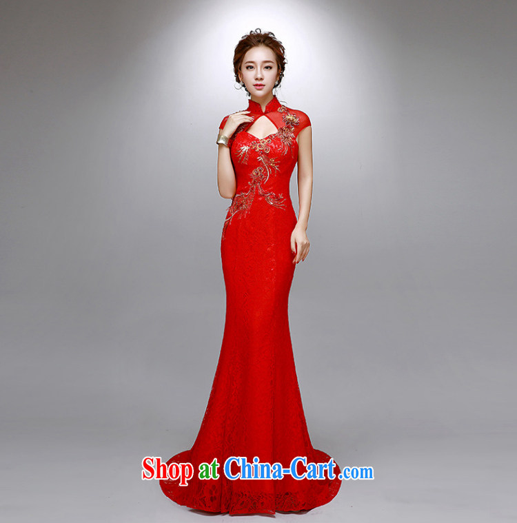 Dream of the day summer 2015 new marriages, leading small-tail bows serving crowsfoot Annual Meeting banquet dress 8026 red tailored pictures, price, brand platters! Elections are good character, the national distribution, so why buy now enjoy more preferential! Health