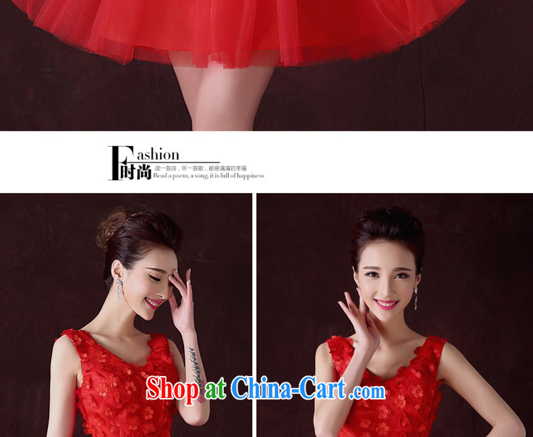 A good service is a bride's toast clothing spring and summer red small wedding dress Chinese Dress stylish evening dress short red 2 XL pictures, price, brand platters! Elections are good character, the national distribution, so why buy now enjoy more preferential! Health