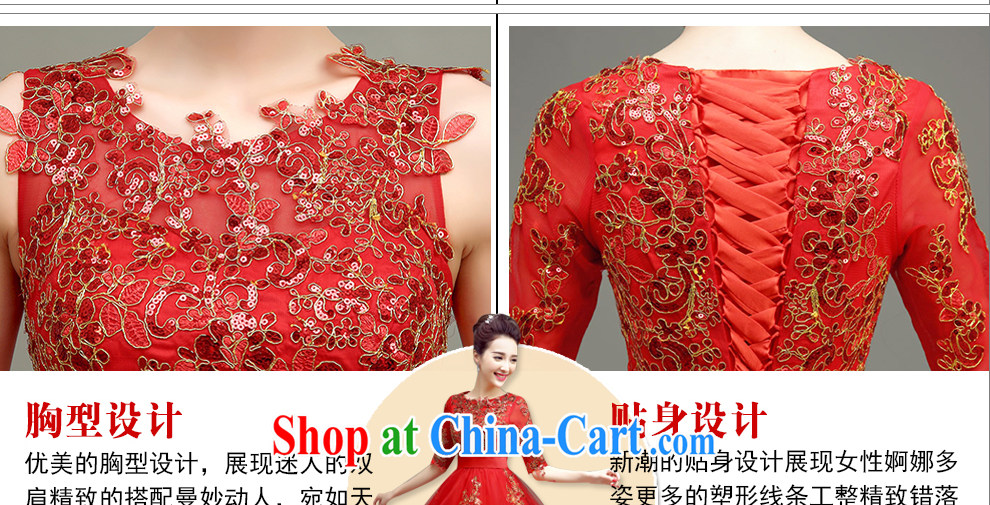 According to T-shirt according to the toasting service 2015 new dress a Field shoulder lace bows service spring red bridal gown video thin wedding dress summer red, XL cuff pictures, price, brand platters! Elections are good character, the national distribution, so why buy now enjoy more preferential! Health