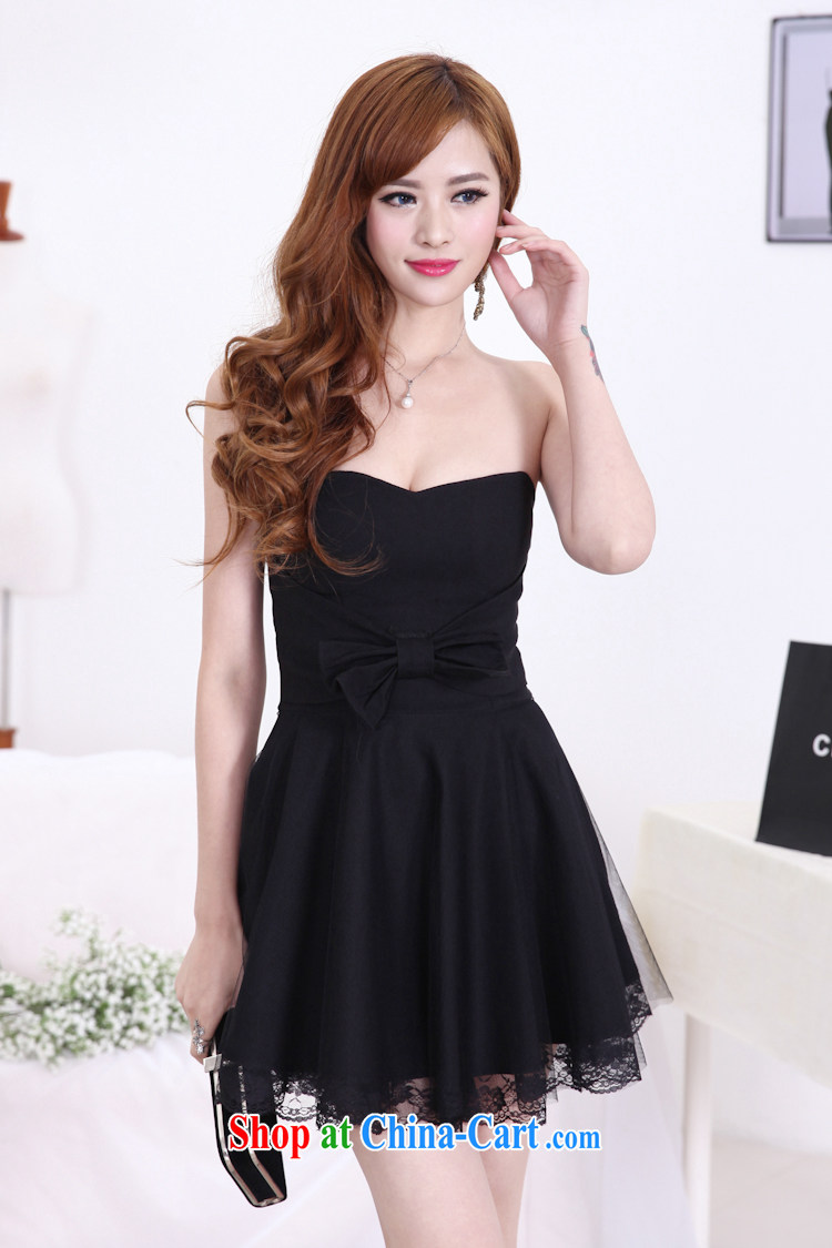 The former Yugoslavia, 2015 new women with stylish Bow Tie bare chest shaggy beauty Princess dress bridesmaid dress 9817 B black are code pictures, price, brand platters! Elections are good character, the national distribution, so why buy now enjoy more preferential! Health