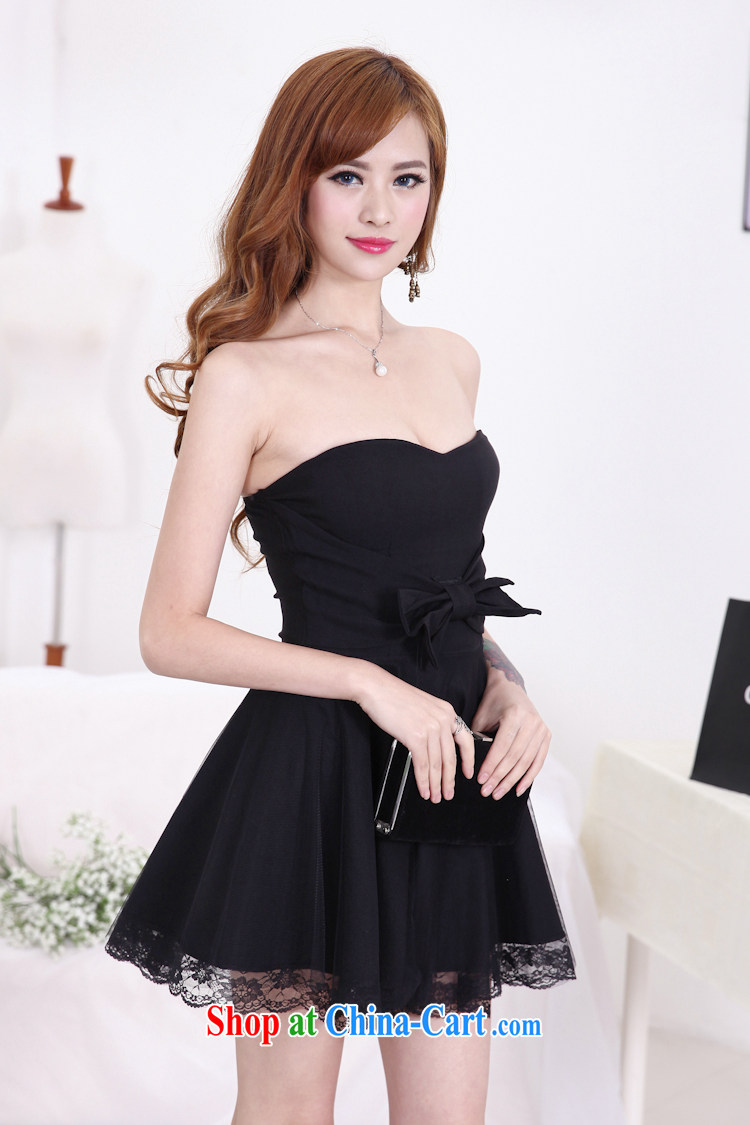 The former Yugoslavia, 2015 new women with stylish Bow Tie bare chest shaggy beauty Princess dress bridesmaid dress 9817 B black are code pictures, price, brand platters! Elections are good character, the national distribution, so why buy now enjoy more preferential! Health