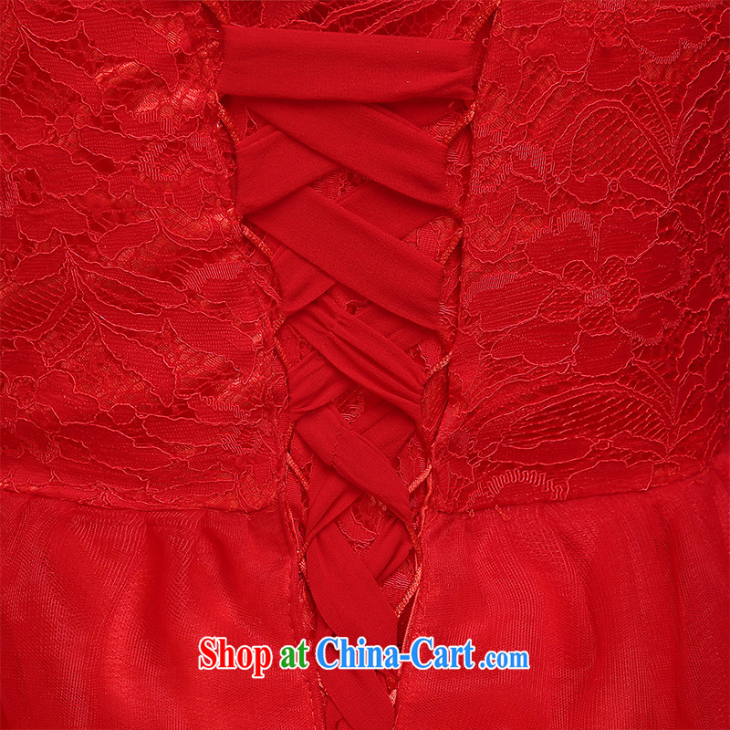 Moon 珪 guijin bridesmaid dress new 2015 wedding dresses short bridesmaid service banquet dress small annual dress female Red XXL code from Suzhou shipping, 珪 (guijin), online shopping