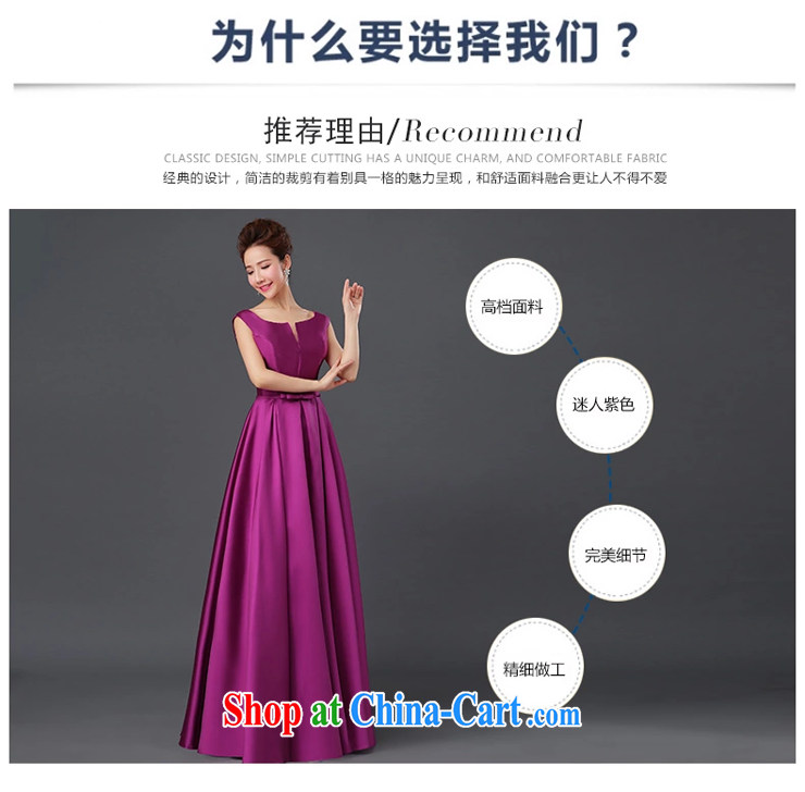 Moon 珪 guijin banquet dress 2015 new dual-shoulder-length, satin small dress bridal dresses wedding toast service spring and summer, Purple XXL code from Suzhou shipping pictures, price, brand platters! Elections are good character, the national distribution, so why buy now enjoy more preferential! Health