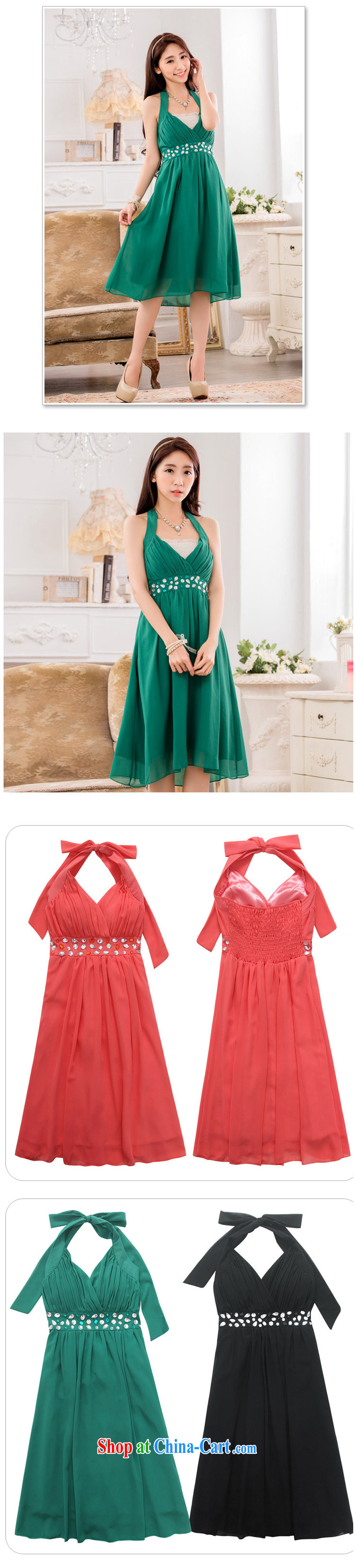 Sexy V collar scarf manually staple Pearl Light drill high snow woven dress small dress dresses JK 2 9632 red XXXL pictures, price, brand platters! Elections are good character, the national distribution, so why buy now enjoy more preferential! Health