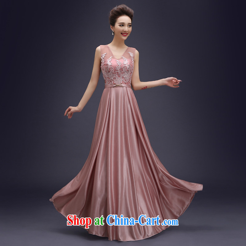Evening Dress wedding toast clothing Evening Dress 2015 new Korean fashion beauty dress marriages long bows service banquet moderator dress spring ɳ color. size 5 - 7 day shipping