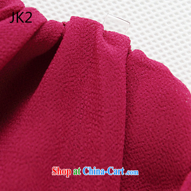 Minimalist style towel chest large collision color belt snow woven Dinner Show dress dresses JK 2 9930 white XXXL, JK 2. YY, shopping on the Internet