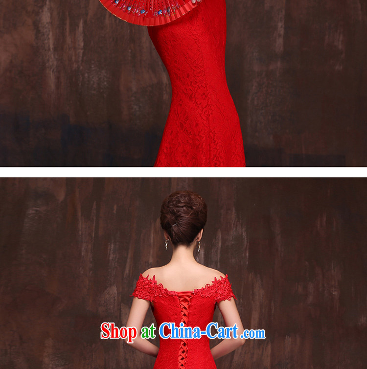 Love spell Fort summer 2015 New Red bridal wedding dresses crowsfoot toast clothing lace a shoulder-length, strap with red XXL (93/77, pictures, price, brand platters! Elections are good character, the national distribution, so why buy now enjoy more preferential! Health