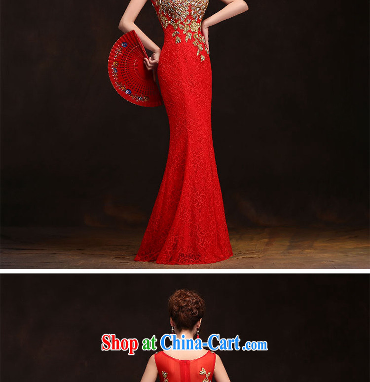Love spell Fort spring 2015 new Korean Beauty serving toast long bridal crowsfoot double-shoulder lace stylish wedding dress red XXL (93/77, pictures, price, brand platters! Elections are good character, the national distribution, so why buy now enjoy more preferential! Health