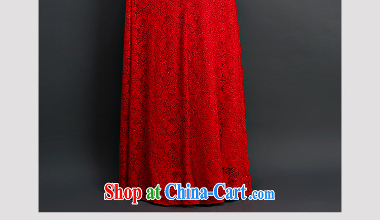 Love spell Fort 2015 new marriages wedding dress A Field dress Korean version field shoulder red lace long serving toast red XXL (93/77, pictures, price, brand platters! Elections are good character, the national distribution, so why buy now enjoy more preferential! Health