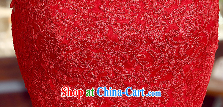 Tslyzm bride toast wedding dress double shoulder strap with small wedding dress short Web yarn shaggy dress red 2015 spring and summer uniforms female Red XL pictures, price, brand platters! Elections are good character, the national distribution, so why buy now enjoy more preferential! Health