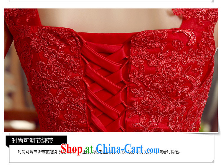Tslyzm bride toast wedding dress double shoulder strap with small wedding dress short Web yarn shaggy dress red 2015 spring and summer uniforms female Red XL pictures, price, brand platters! Elections are good character, the national distribution, so why buy now enjoy more preferential! Health