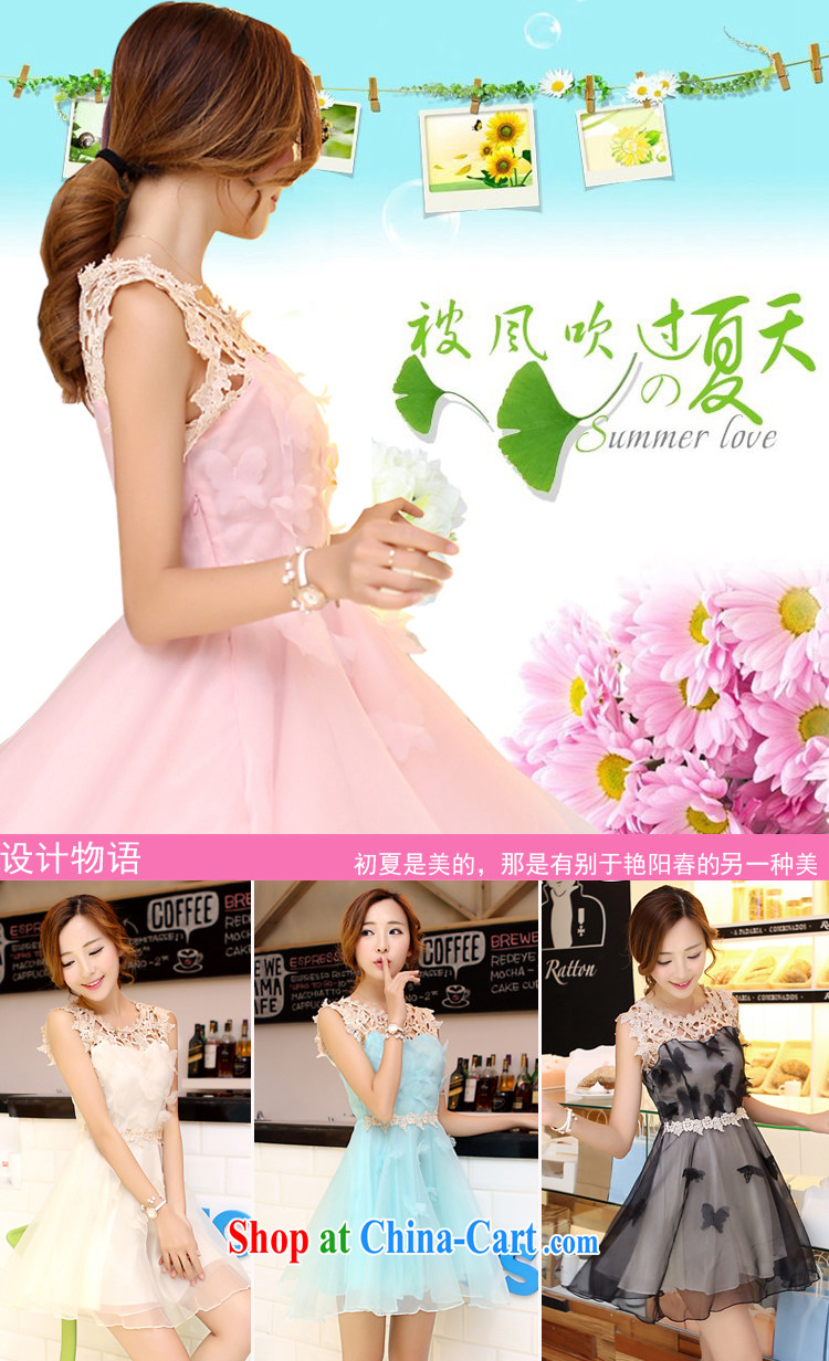 The butterfly Li 2015 new Korean lace European root dress shaggy dress Princess dress sleeveless bridesmaid dress the dress blue lake S pictures, price, brand platters! Elections are good character, the national distribution, so why buy now enjoy more preferential! Health