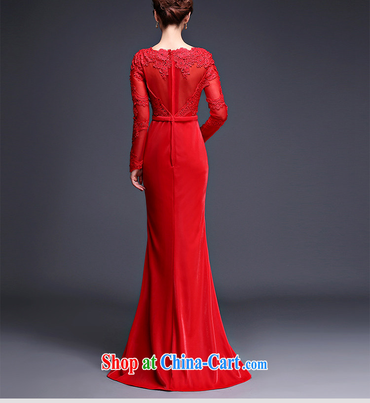 Love spell Fort Lauderdale 2015 new marriages wedding dresses the Field shoulder crowsfoot long-sleeved long lace bows Service aware of red XXXL (96/80, pictures, price, brand platters! Elections are good character, the national distribution, so why buy now enjoy more preferential! Health