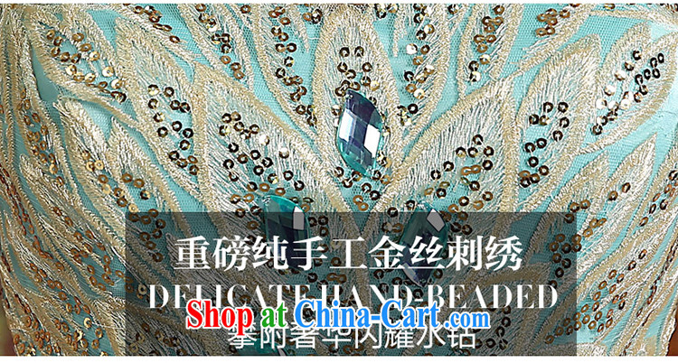 Tslyzm bride's wedding toast marriage serving the wedding dress short dress photo building theme clothing wedding photography moderator female performance service personal photo album light blue XXL pictures, price, brand platters! Elections are good character, the national distribution, so why buy now enjoy more preferential! Health