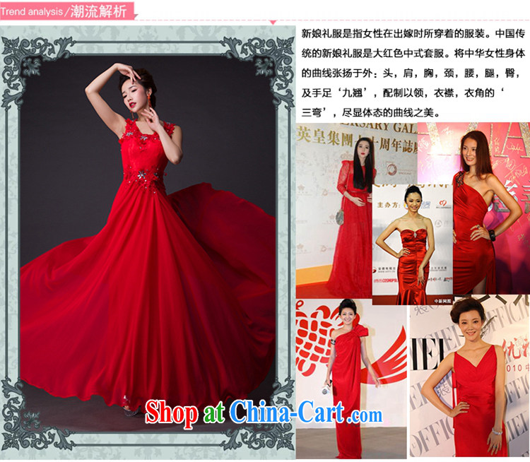 Hi Ka-hi 2015 New Red bows dress light drill double-shoulder dress the Annual Dinner Show dress skirt P 003 red XXL pictures, price, brand platters! Elections are good character, the national distribution, so why buy now enjoy more preferential! Health