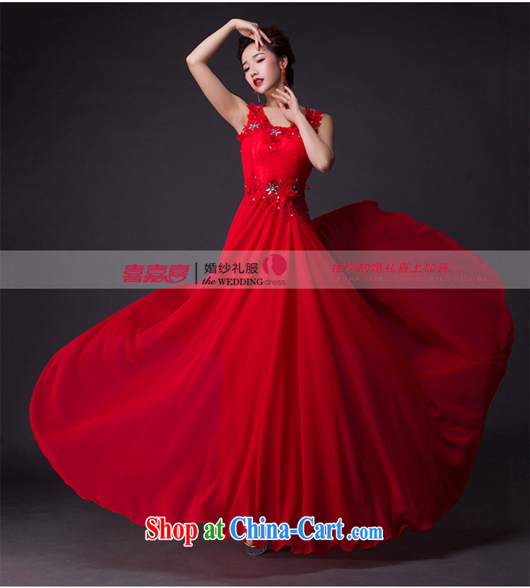 Hi Ka-hi 2015 New Red bows dress light drill double-shoulder dress the Annual Dinner Show dress skirt P 003 red XXL pictures, price, brand platters! Elections are good character, the national distribution, so why buy now enjoy more preferential! Health