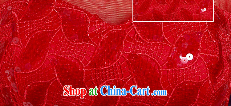 Tslyzm bridal wedding dresses the wedding dolls for fluoroscopy toast serving short light leaf water drilling Red video thin-waist back exposed shaggy dress red XXL pictures, price, brand platters! Elections are good character, the national distribution, so why buy now enjoy more preferential! Health