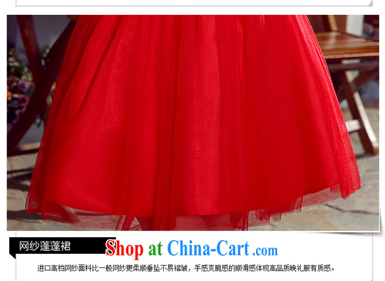 Tslyzm bridal wedding dresses the wedding dolls for fluoroscopy toast serving short light leaf water drilling Red video thin-waist back exposed shaggy dress red XXL pictures, price, brand platters! Elections are good character, the national distribution, so why buy now enjoy more preferential! Health