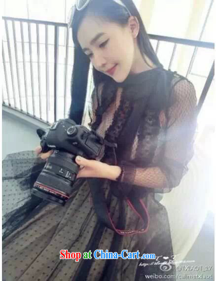 Spring 2015 New Name-yuan bowtie sexy 100 ground lace shirt straps body skirt black M pictures, price, brand platters! Elections are good character, the national distribution, so why buy now enjoy more preferential! Health