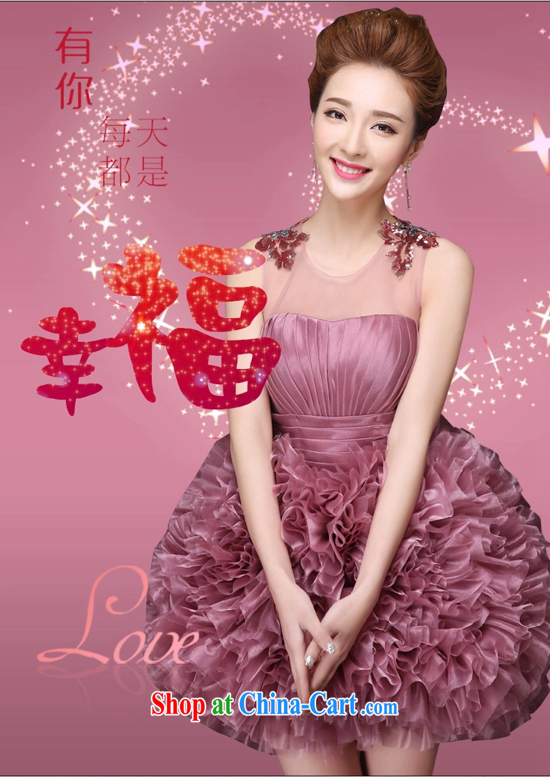 Snow Lotus bridal toast spring dresses toast clothing dress dresses beauty short female bridesmaid clothing wrapped color shoulders banquet dress short skirt pictures color M pictures, price, brand platters! Elections are good character, the national distribution, so why buy now enjoy more preferential! Health