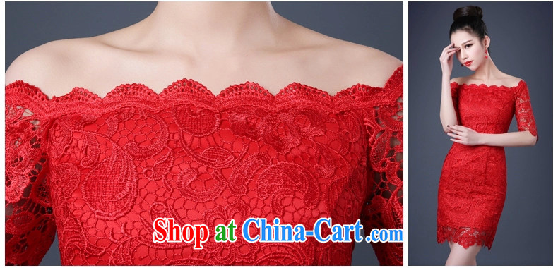 Snow Lotus bridal dresses serving toast red water-soluble lace dress a Field shoulder bows. Cultivating crowsfoot bridal toast in serving long-sleeved dress red long XL pictures, price, brand platters! Elections are good character, the national distribution, so why buy now enjoy more preferential! Health