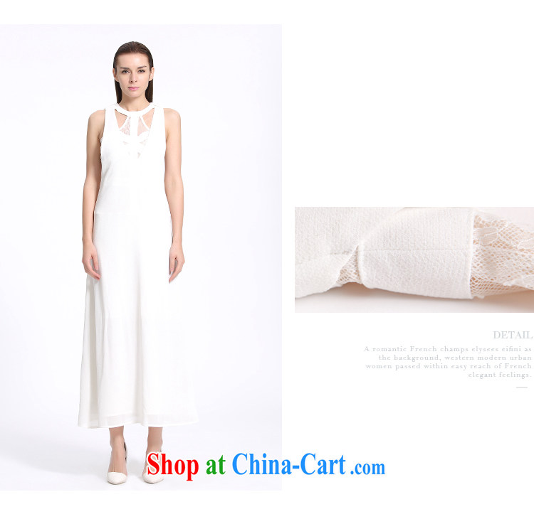 Barbara's 2015 summer New Long dress dresses summer White Graphics slim skirt temperament 1.4249 billion the white L pictures, price, brand platters! Elections are good character, the national distribution, so why buy now enjoy more preferential! Health