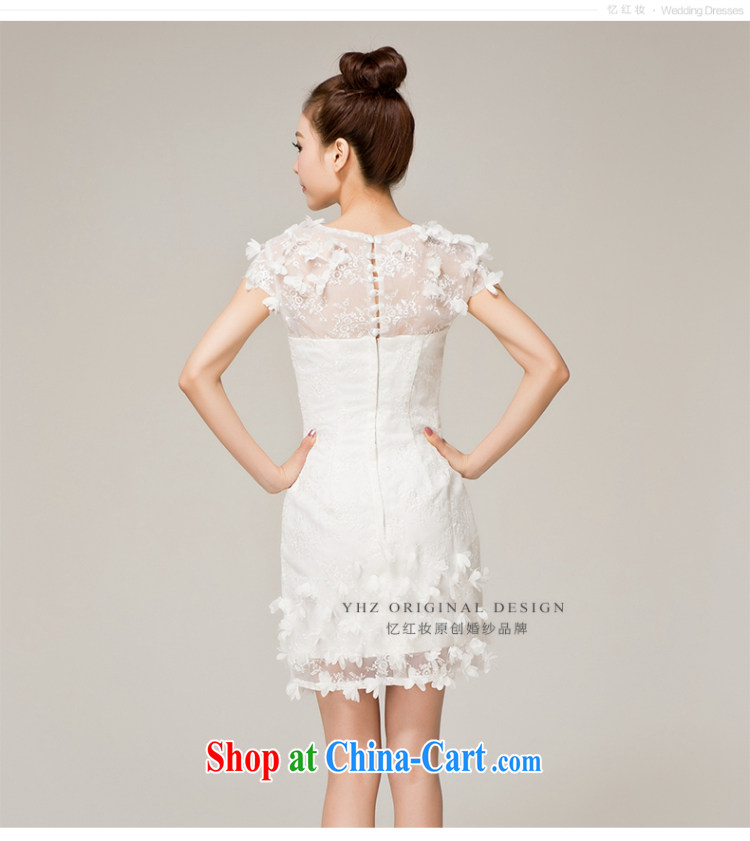 Recall that the red makeup white lace bridesmaid dress short, stylish beauty moderator dinner service sister skirt small dress L 12,120 white XL pictures, price, brand platters! Elections are good character, the national distribution, so why buy now enjoy more preferential! Health