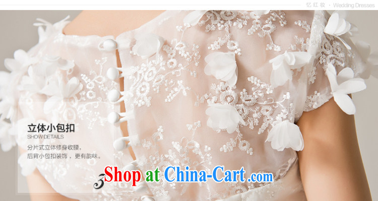 Recall that the red makeup white lace bridesmaid dress short, stylish beauty moderator dinner service sister skirt small dress L 12,120 white XL pictures, price, brand platters! Elections are good character, the national distribution, so why buy now enjoy more preferential! Health
