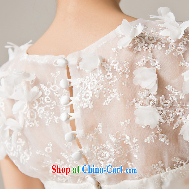 Recall that the red makeup white lace bridesmaid dress short, stylish beauty moderator dinner service sister skirt small dress L 12,120 white XL, recalling that the red makeup, shopping on the Internet