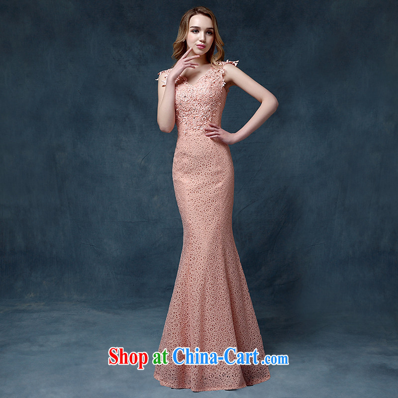 According to Lin Sa 2015 New Beauty at Merlion dress double-shoulder bows serving long marriages lace banquet dress girls pink XL, according to Lin, Elizabeth, and shopping on the Internet