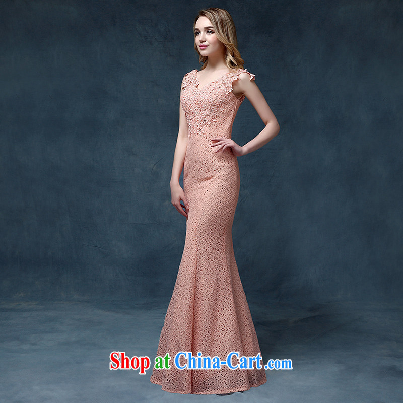 According to Lin Sa 2015 New Beauty at Merlion dress double-shoulder bows serving long marriages lace banquet dress girls pink XL, according to Lin, Elizabeth, and shopping on the Internet