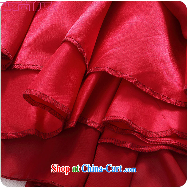 The package mail XL dress new summer aristocratic temperament of a sense also dresses snow woven Evening Dress bride annual toast dress dress bridesmaid dress dark red 3 XL approximately 165 - 185 jack, land is still the garment, shopping on the Internet