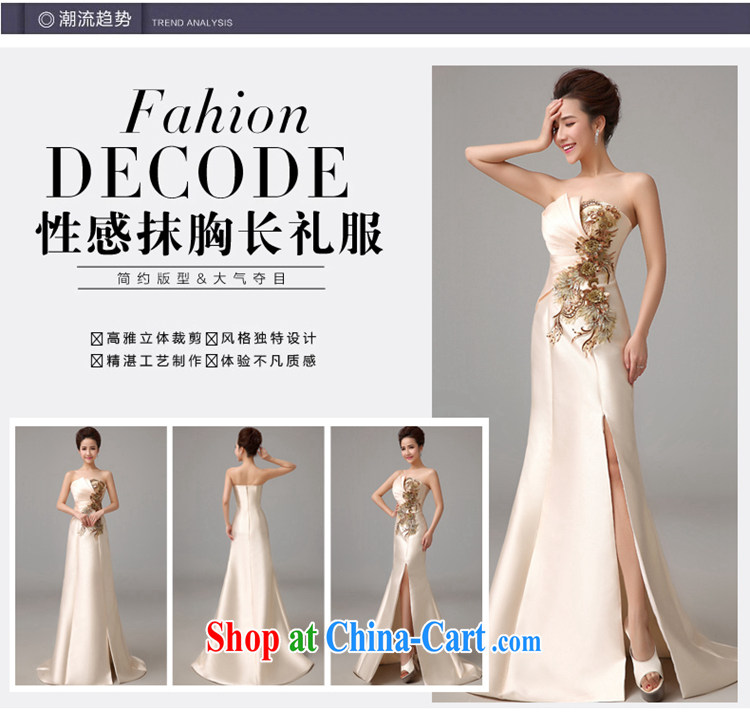 Time his toast Service Bridal style 2015 dress new bridesmaid long crowsfoot beauty chest bare wedding wedding dress, dress car models dress champagne color S pictures, price, brand platters! Elections are good character, the national distribution, so why buy now enjoy more preferential! Health